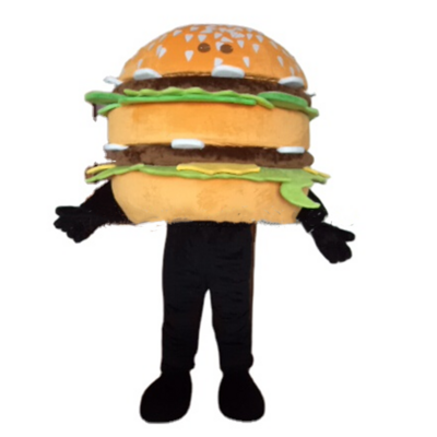 Hola food hamburger costume/mascot costume for sale