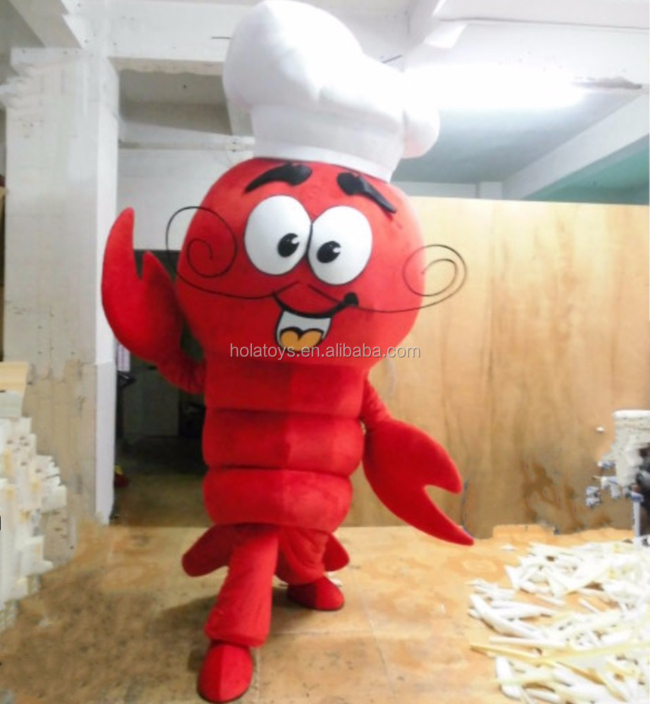 Red lobster mascot costumes/carnival costume for adult