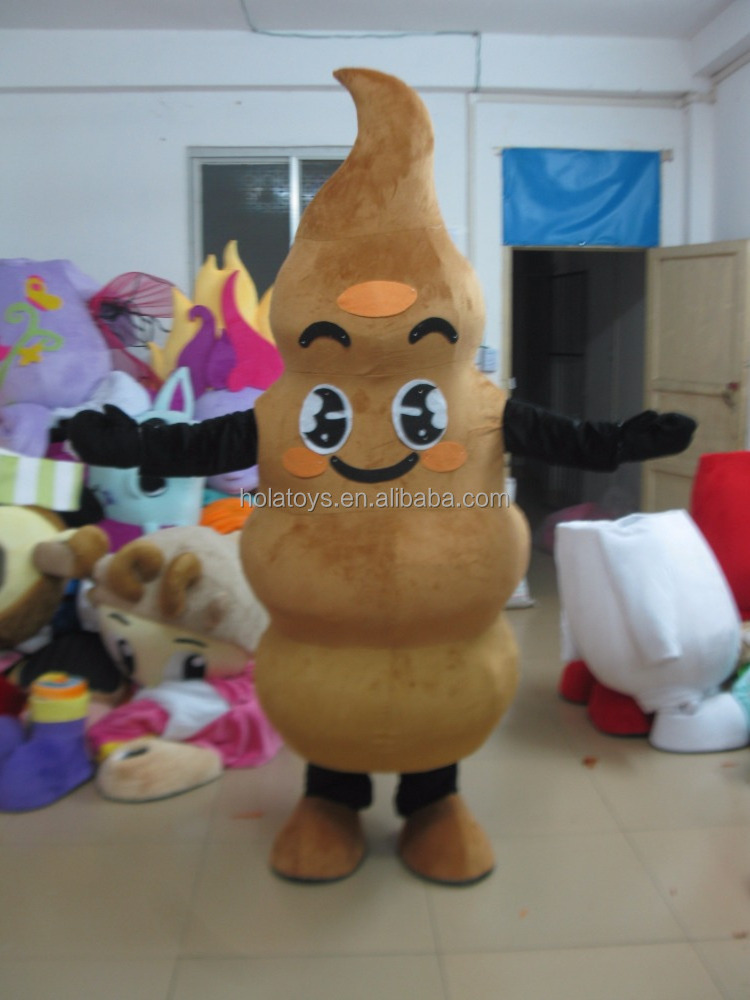 Chocolate ice creams mascot  costume/cartoon mascot