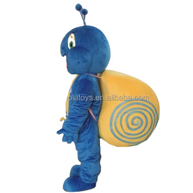 Hola blue adult snail costume/animal mascot costume