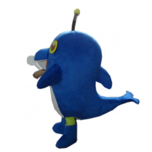 Blue fish costume/adult whale mascot costume for promotion