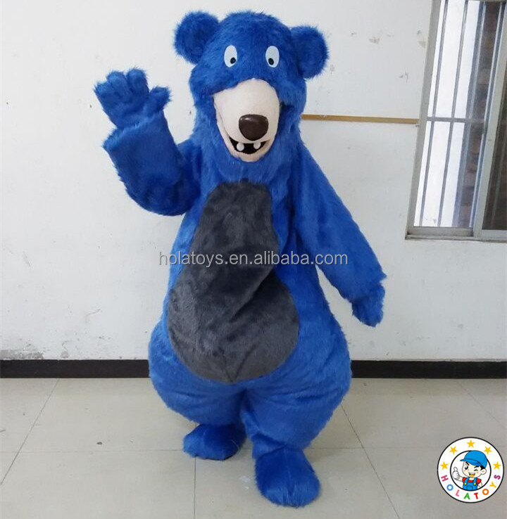 Blue bear mascot costume/adult bear costume for sale