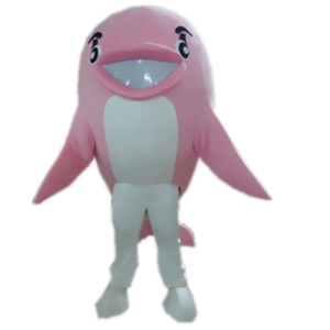 Pink dolphin mascot costumes/fish mascot costumes