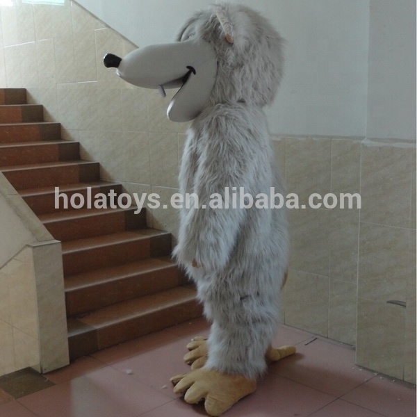 Hola grey mouse mascot costume/fur cartoon character mascot costume