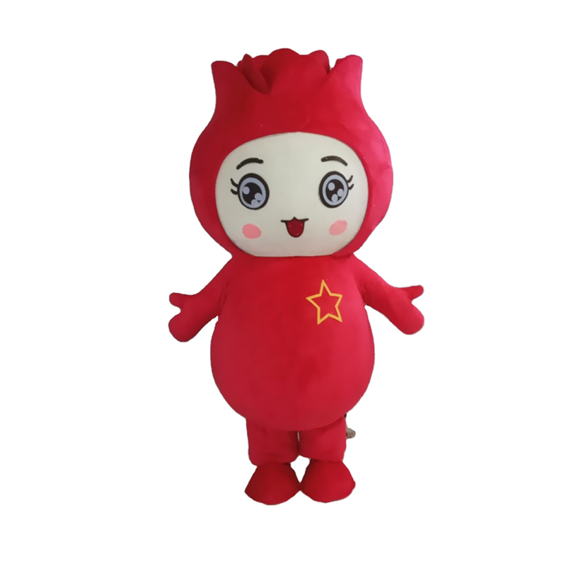 Red rose mascot costume/funny plant cosplay costume