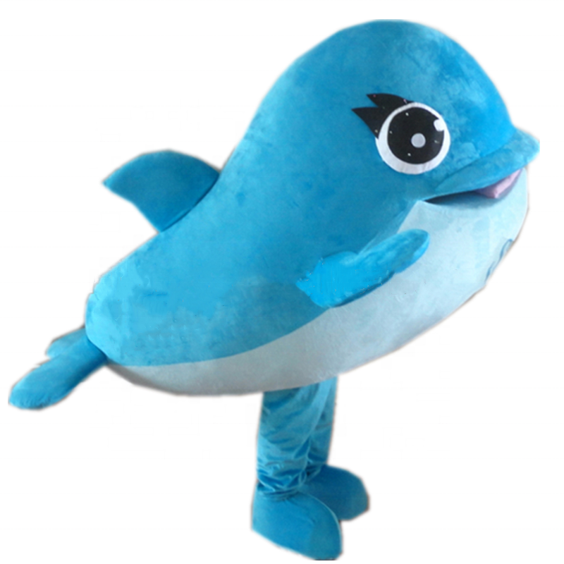 Hola blue whale mascot costumes/adult fish costumes for sale