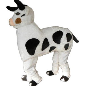 2 person cow costumes/two person cow mascot costume for adult