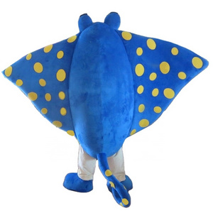 Blue skate fish mascot costume/custom mascot/costume for sale