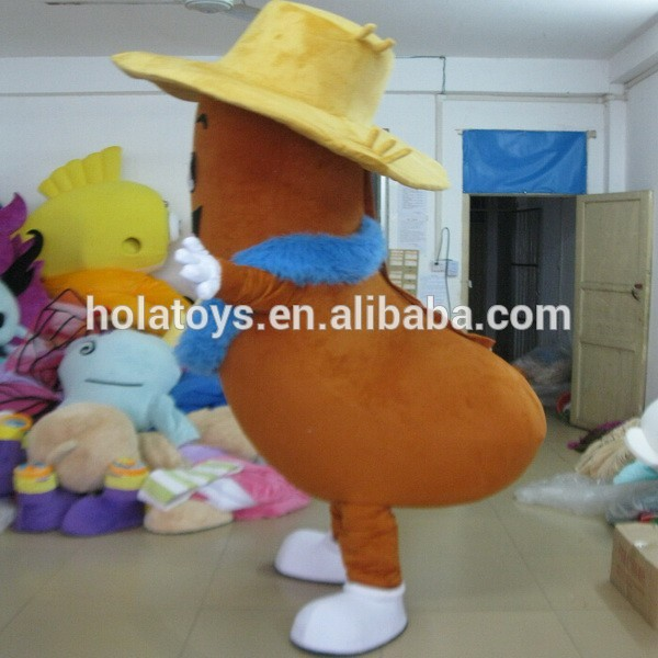 Funny sausage mascot costumes/fast food mascot costume