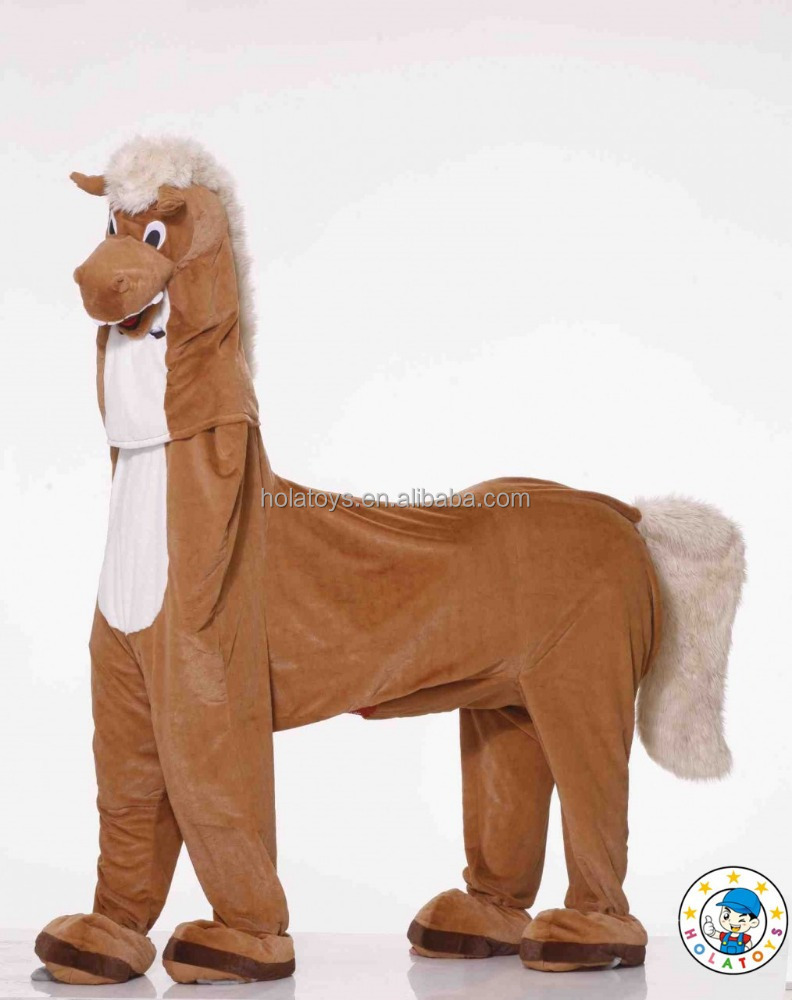 HOLA adult plush animal costume/2 person costume for sale