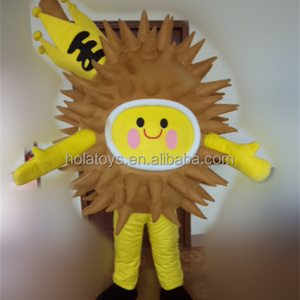 Hola durian mascot costume /food mascot costume for sale