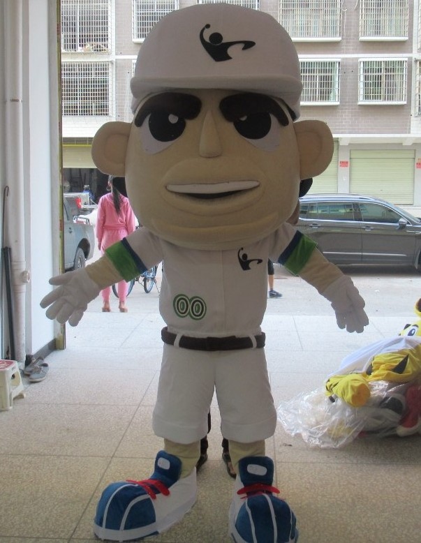 Custom people mascot costumes/baseball player mascot