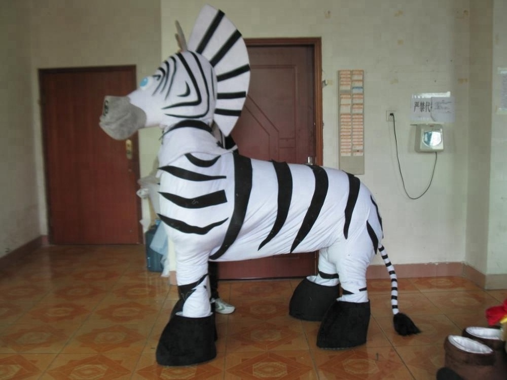 Funny 2 person zebra costume/2 person costumes for party show