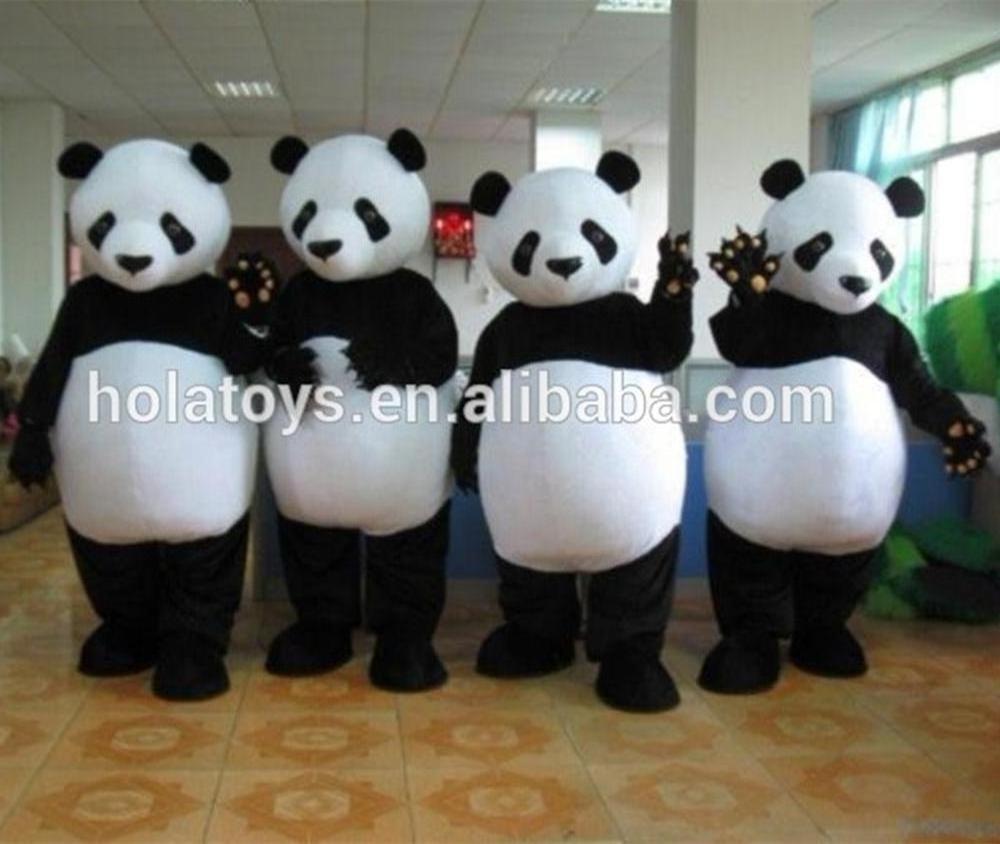 HOLA panda mascot head/panda mascot costume for sale