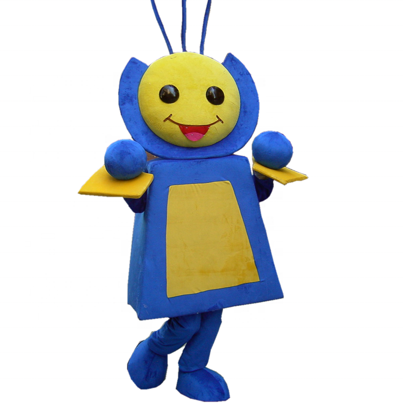 Hola yellow robot mascot costume/cosplay costume for adult