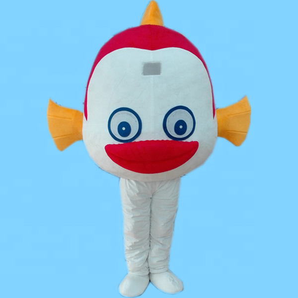 Funny red fish mascot/mascot costumes/mascot costumes adult