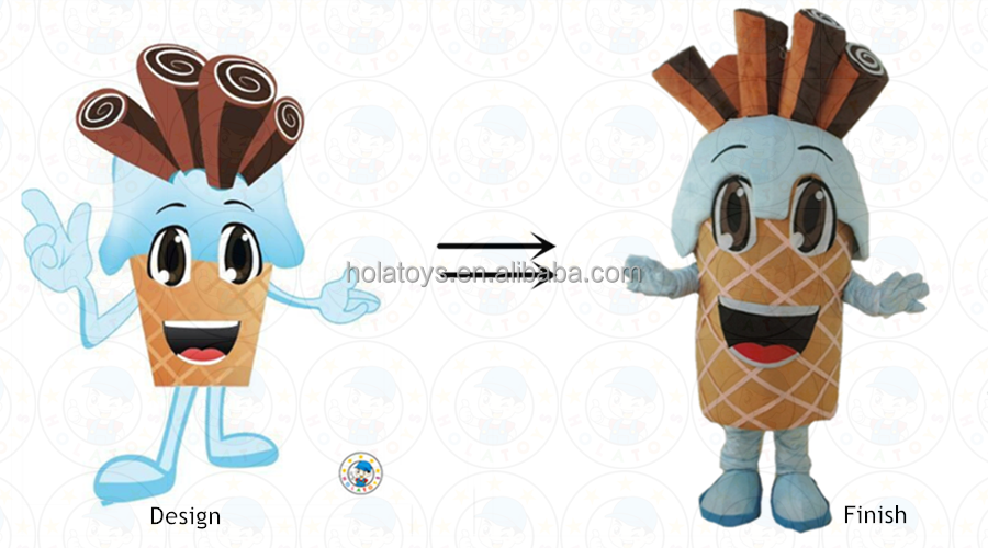 Hola rocket mascot costume/customized mascot costume