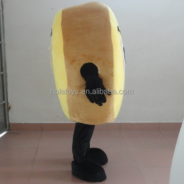 Hola yellow pill mascot costumes