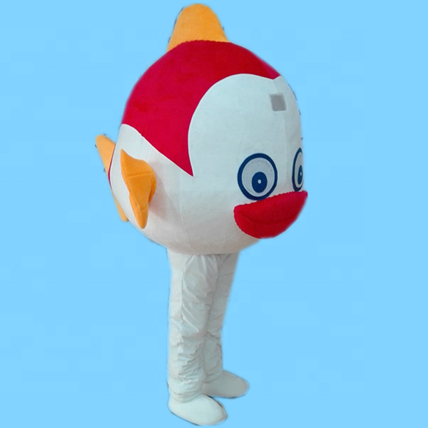 Funny red fish mascot/mascot costumes/mascot costumes adult