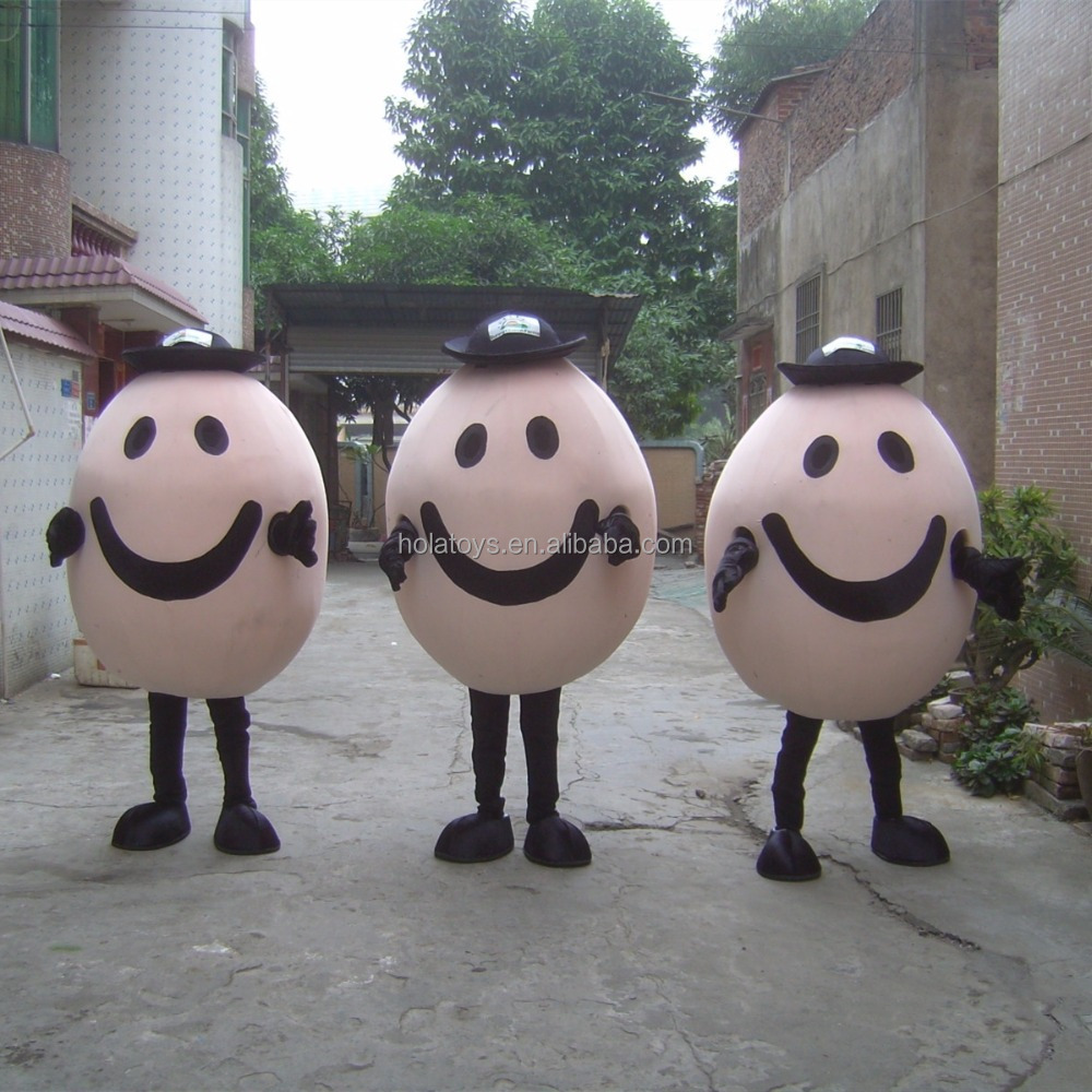 HOLA egg mascot costume/egg costumes for adult