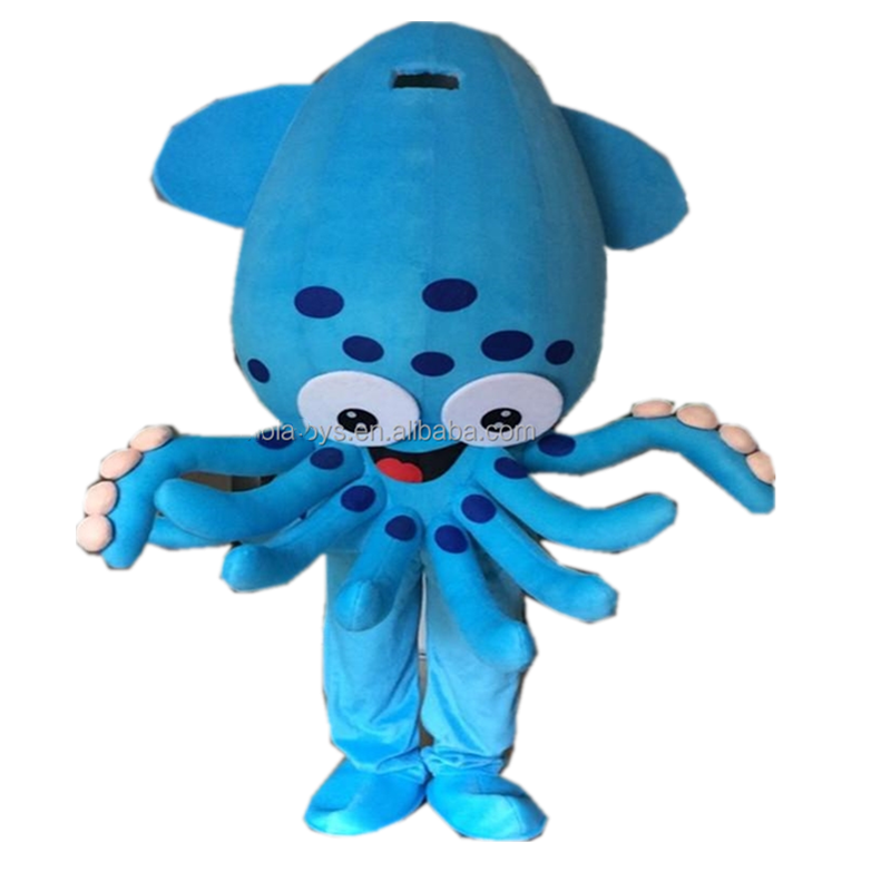 Octopus mascot costume for adult/fish mascot costumes