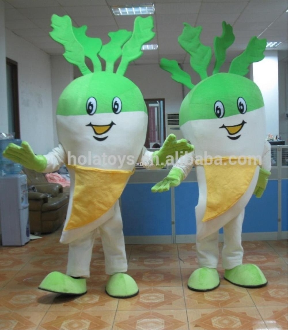 HOLA radish mascot costume/cosplay costume for sale