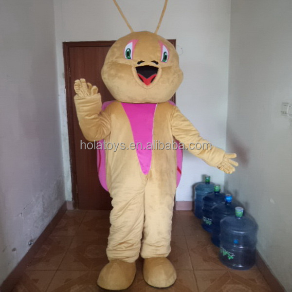 Hola brown snail mascot costume/animal mascot costume