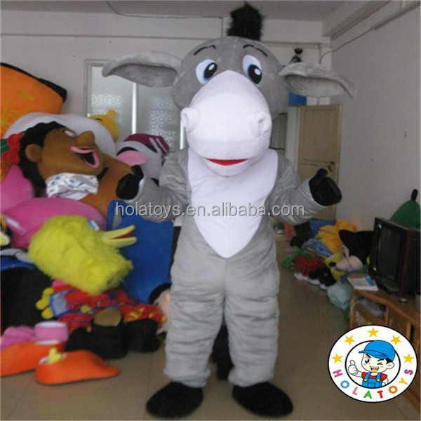 donkey mascot costumes/animal mascot costume for sale