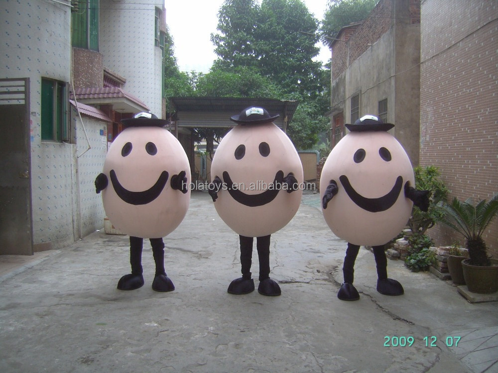 HOLA egg mascot costume/egg costumes for adult