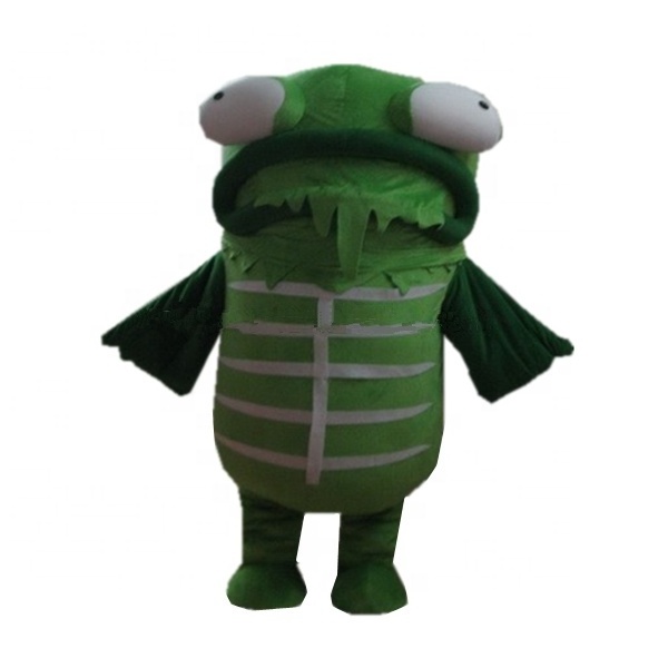 Hola green fish mascot costume/alien mascot for adult