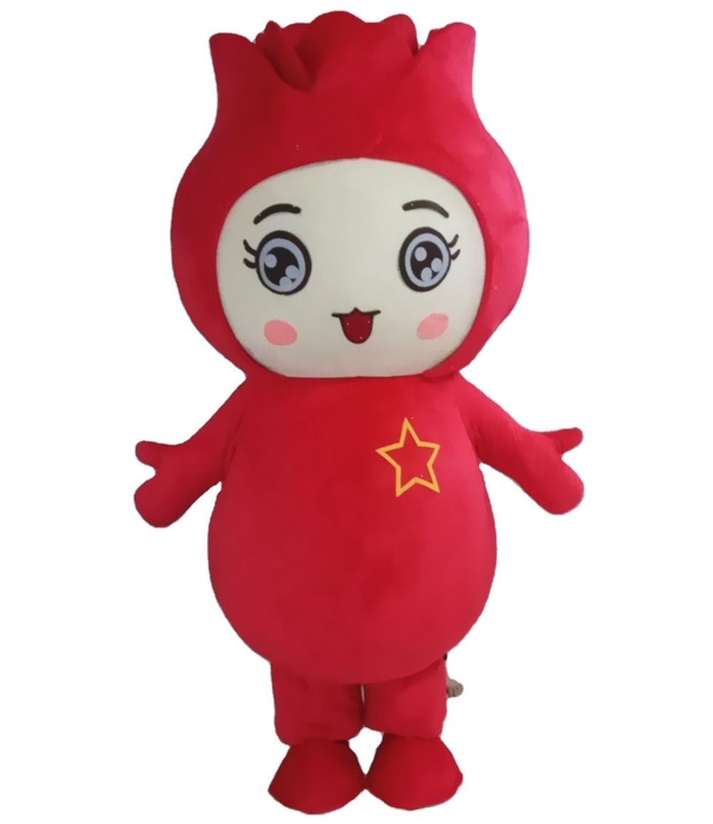 Red rose mascot costume/funny plant cosplay costume