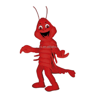 Hola lobster costume/lovely mascot costume/shrimp mascot costume