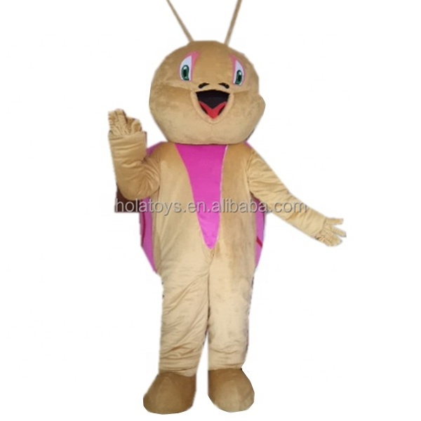 Hola brown snail mascot costume/animal mascot costume