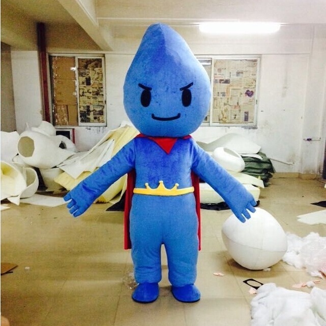 Hola blue raindrop costume/mascot/mascot costume