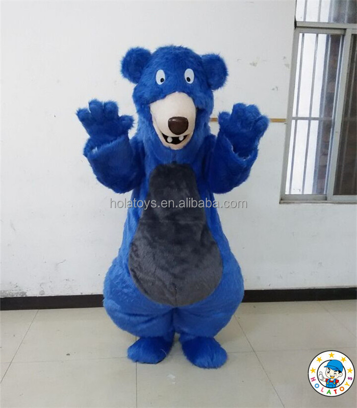 Blue bear mascot costume/adult bear costume for sale