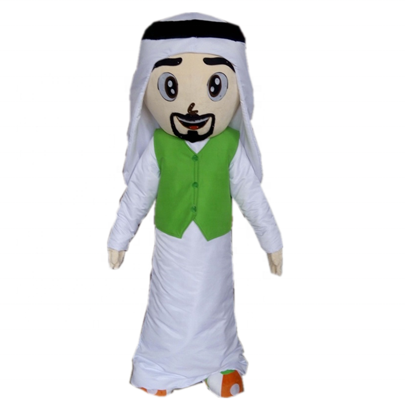 HOLA Arab prince mascot costume/people mascot costume for sale