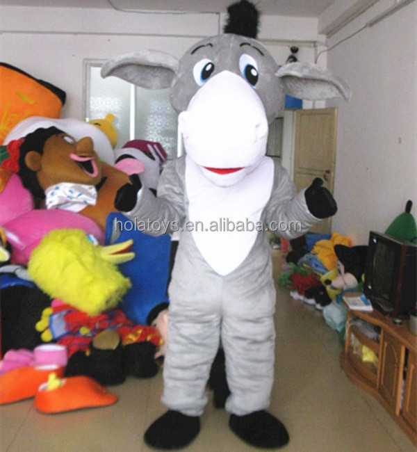 donkey mascot costumes/animal mascot costume for sale