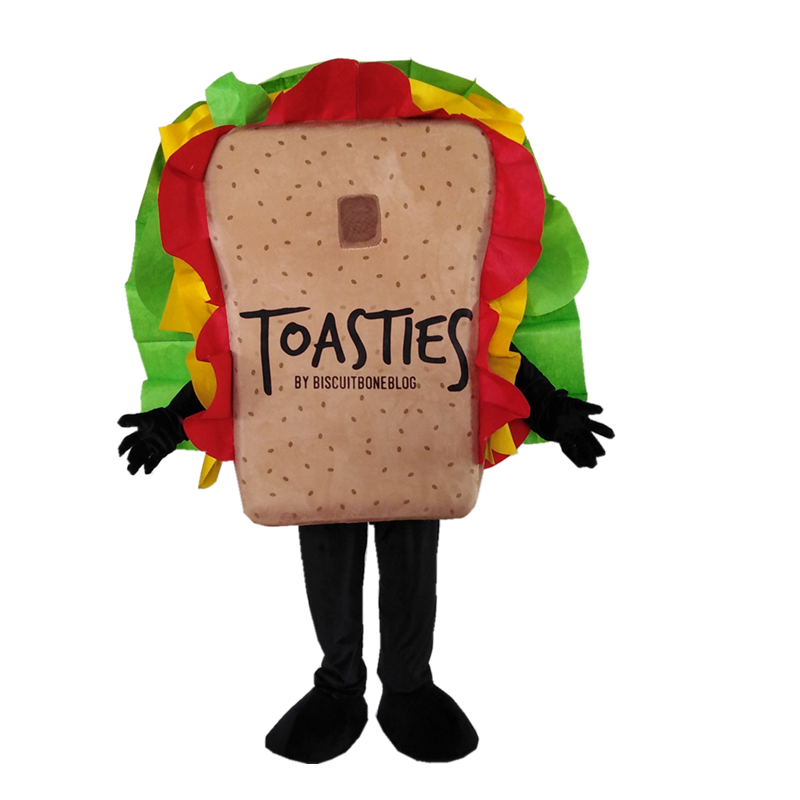 Hola sandwich mascot costumes/adult food mascot costumes