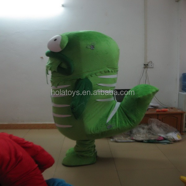 Hola green fish mascot costume/alien mascot for adult