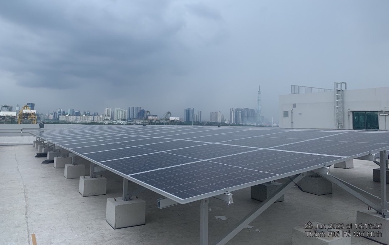 Easy Install Solar Ballasted Roof Mounting Systems Solar Mounting System Flat Roof Solar Panel Bracket