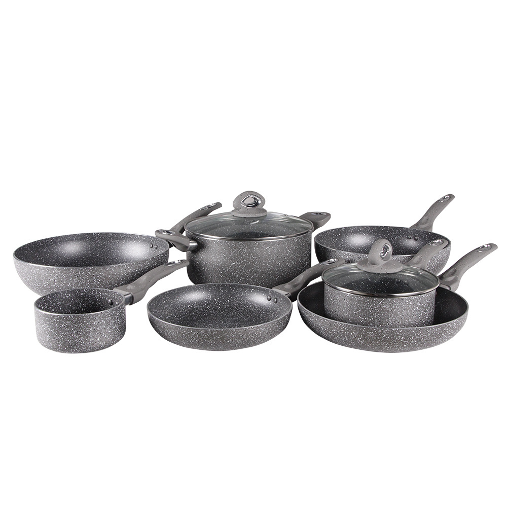 Home Kitchen Cooking Modern Design Nonstick CookWare Set Restaurant Used Sauce Pan Series