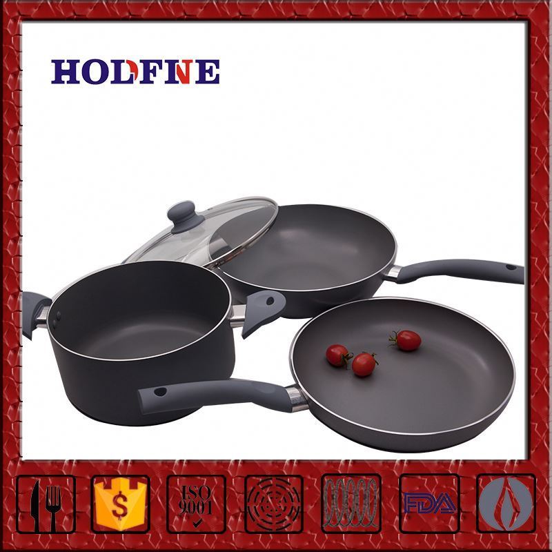 Home Kitchen Cooking Modern Design Nonstick CookWare Set Restaurant Used Sauce Pan Series