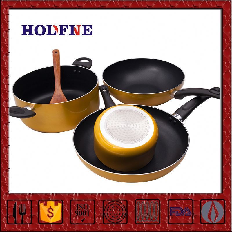 Home Kitchen Cooking Modern Design Nonstick CookWare Set Restaurant Used Sauce Pan Series