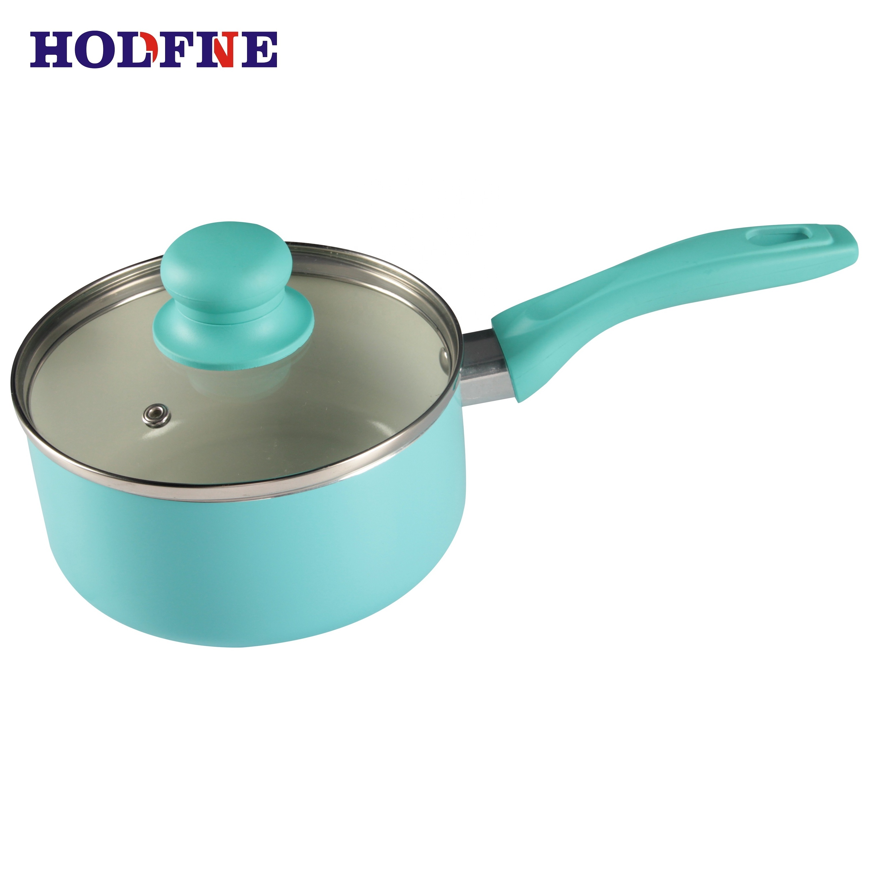 New promotion hot style pressed aluminum ceramic non-stick cookware sets with handle