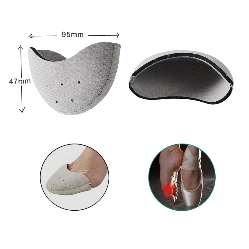 Foot Care Toe Dance Protector Insoles Half Pads Sponge Ballet Shoes Covers Toe Pointe Dance Ballet Pointe Shoes HA00798