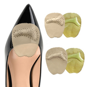 Leather Forefoot Pad High Heels Thickened Non-slip Anti-pain Women's Comfortable Wear-resistant Breathable Sole Pad HA01009