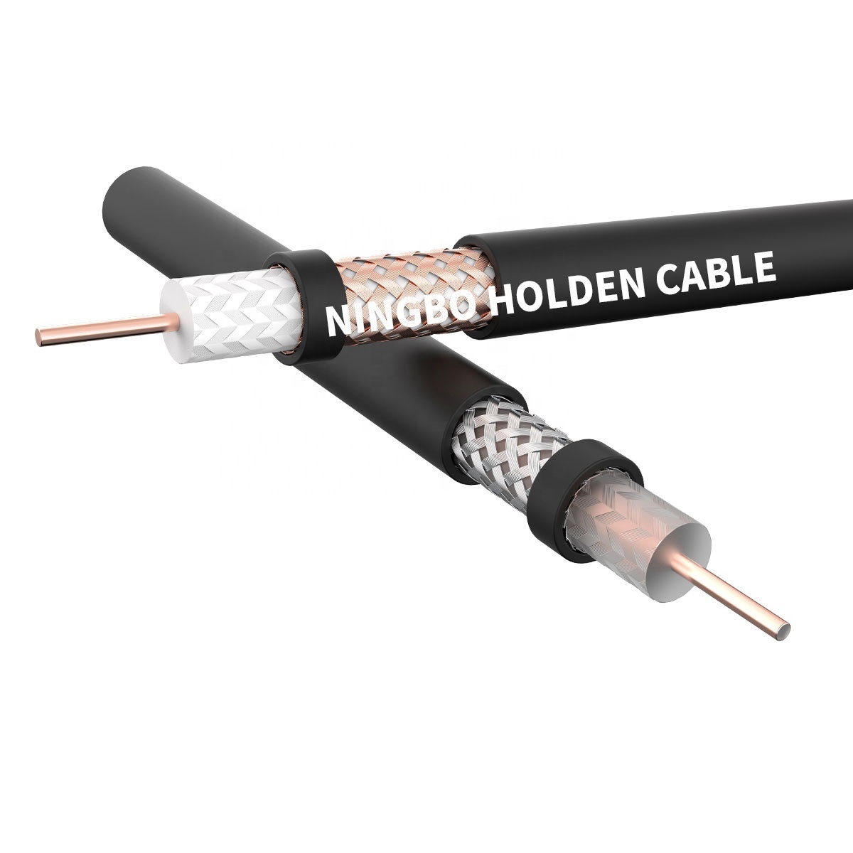 rg6 rg59 rg58 rg11 rg7 rg179 coaxial cables black white cable coaxial rg6 al 90% cable