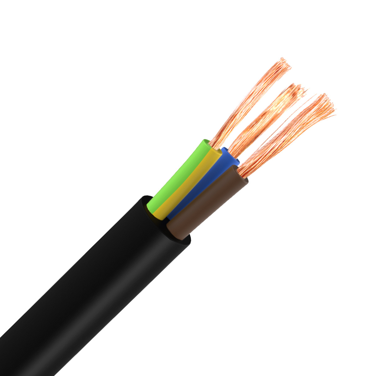 Electric Flexible Rubber Cable 3 4 5 8 Core 18AWG Power rubber Cable