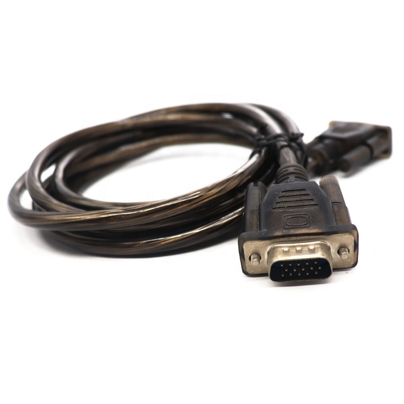 10M 20M 30M price 9 pin female to 15 pin male rs232 female dvi av to vga cable adapter