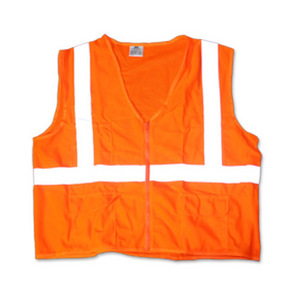 100% Polyester Safety Jacket Reflective Vest with Logo and Pockets custom sale new style best selling